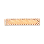The Baguette - Extra Long Boxed Matches feature a French baguette illustration and a brown and white checkered border. The open box reveals safety matches—an ideal charming Parisian-inspired gift.